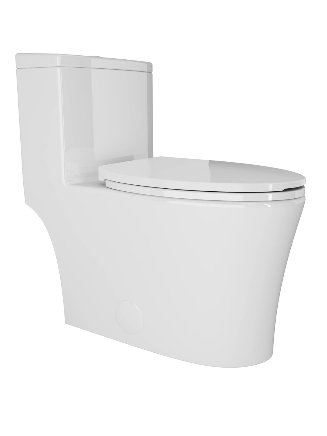 Akulls Dual Flush Elongated Standard One Piece Toilet