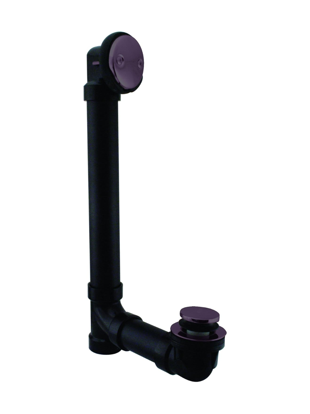 Westbrass Tip-Toe Sch. 40 ABS Bath Waste with Two-Hole Elbow