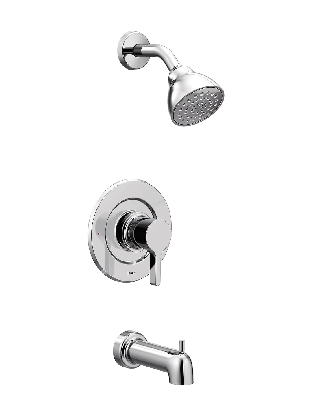 Moen Vichy Chrome Bathroom Tub Shower Faucet System