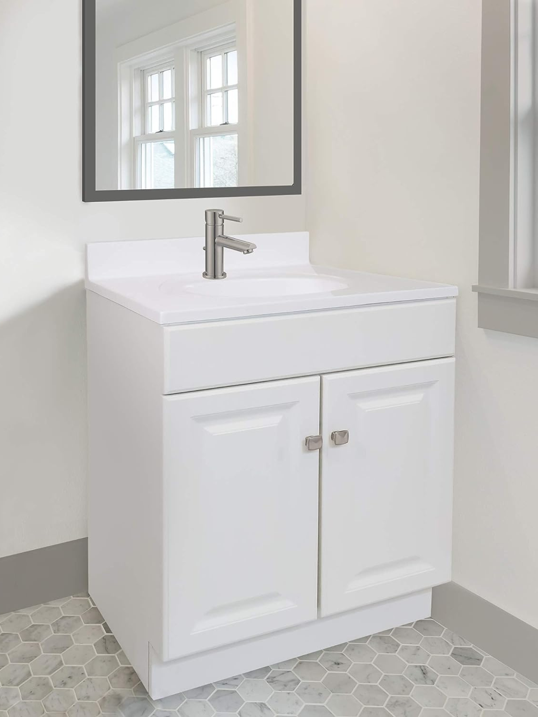 Design House Wyndham White Bathroom Vanity Cabinet